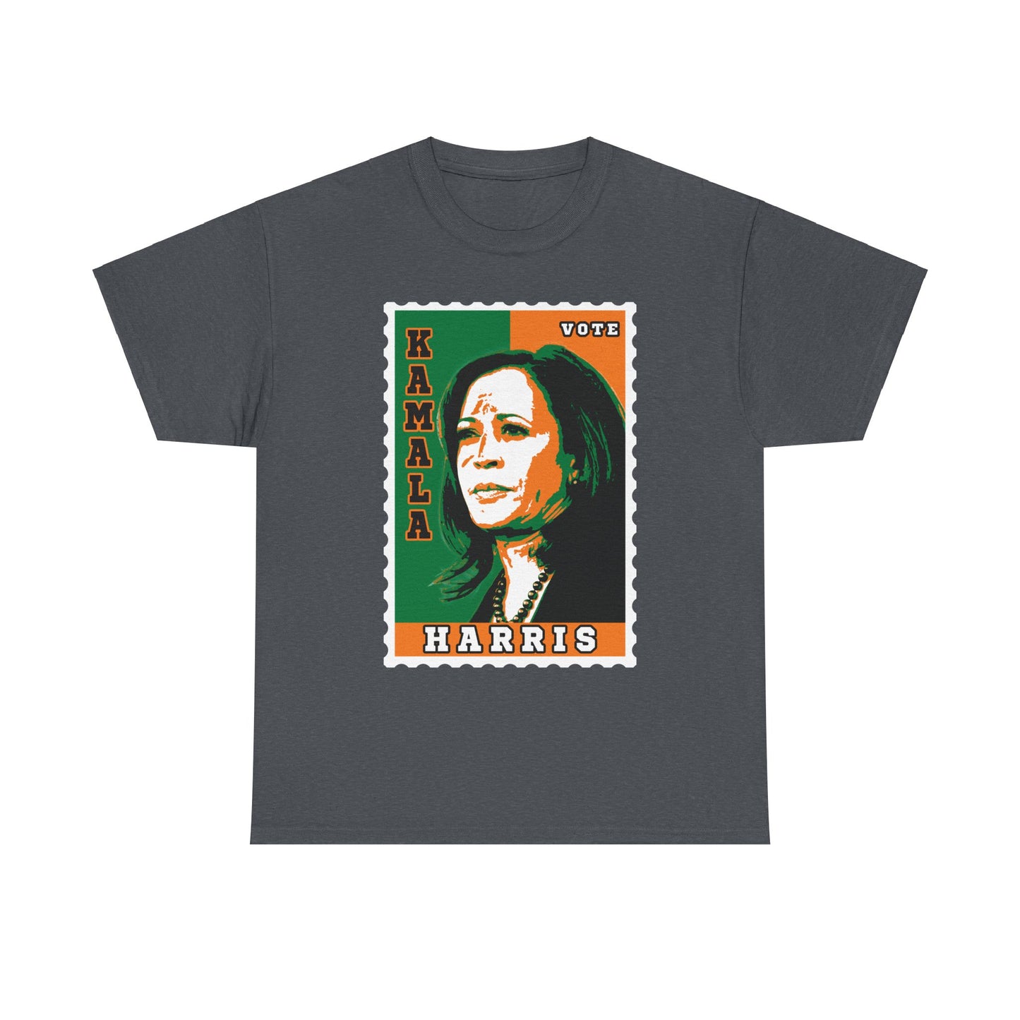 Vote Kamala Stamp - Orange/Green