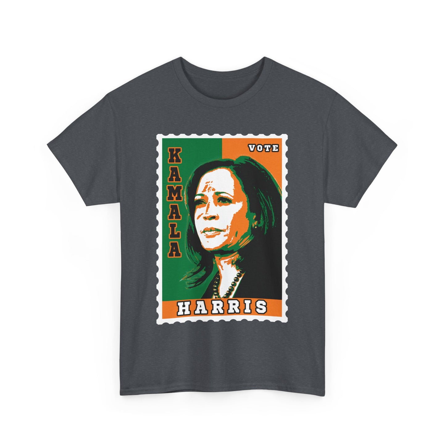 Vote Kamala Stamp - Orange/Green