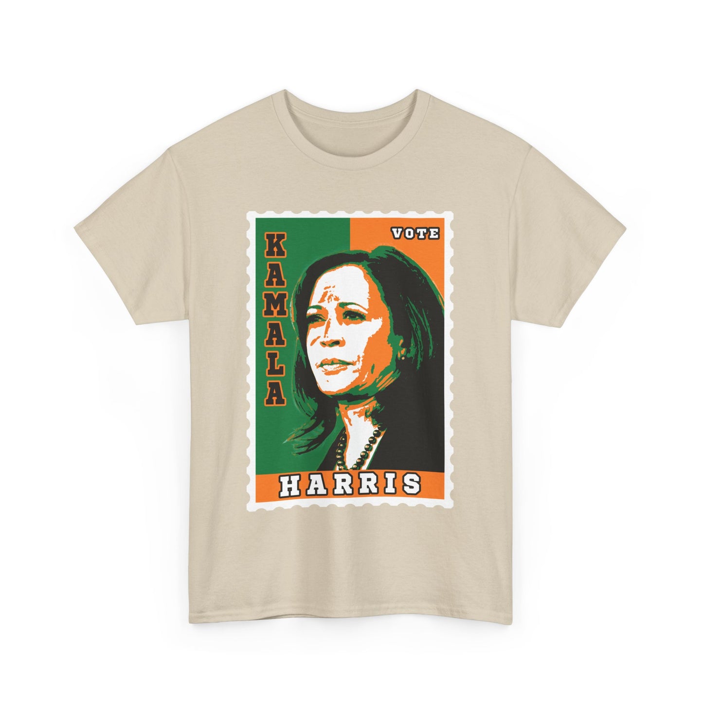 Vote Kamala Stamp - Orange/Green