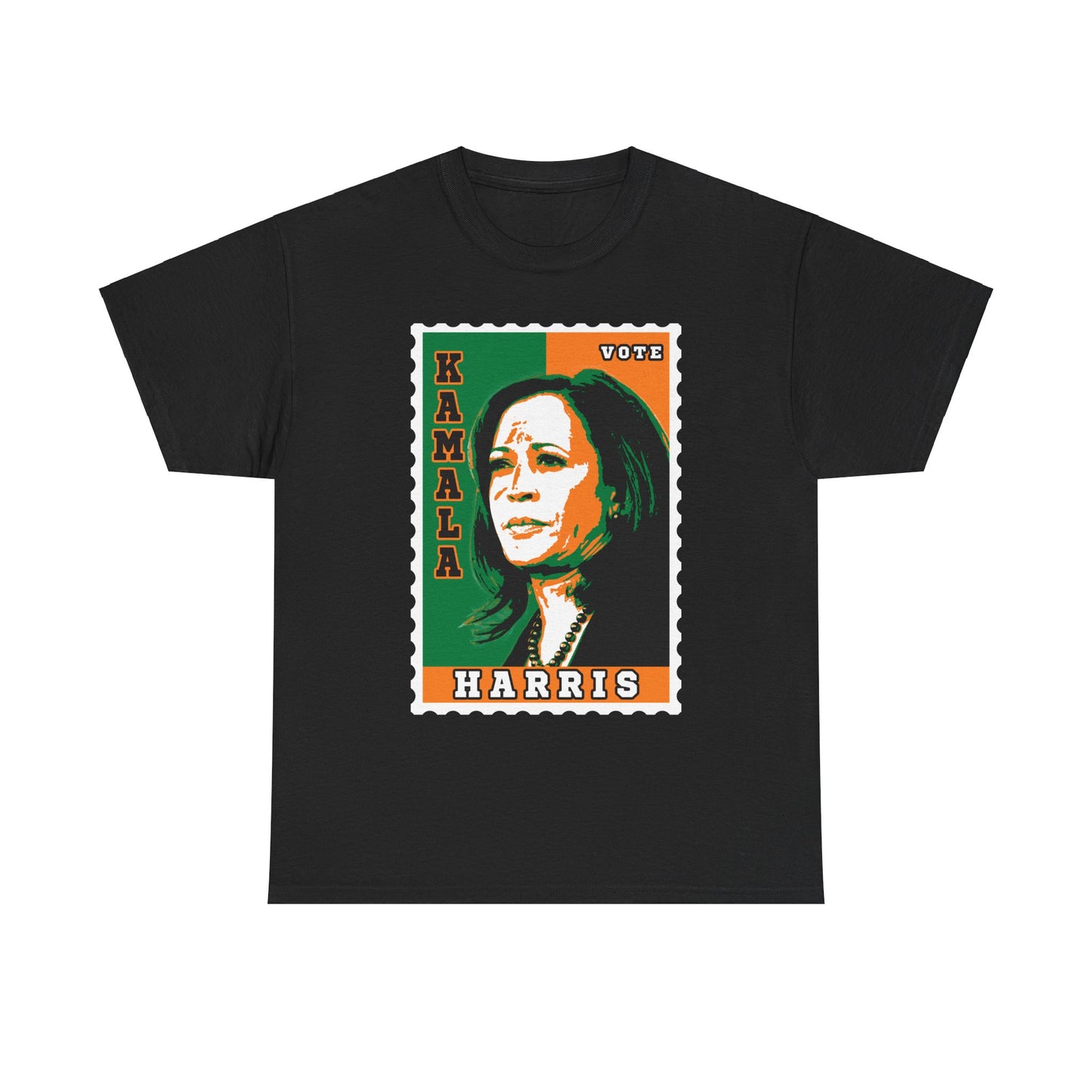 Vote Kamala Stamp - Orange/Green