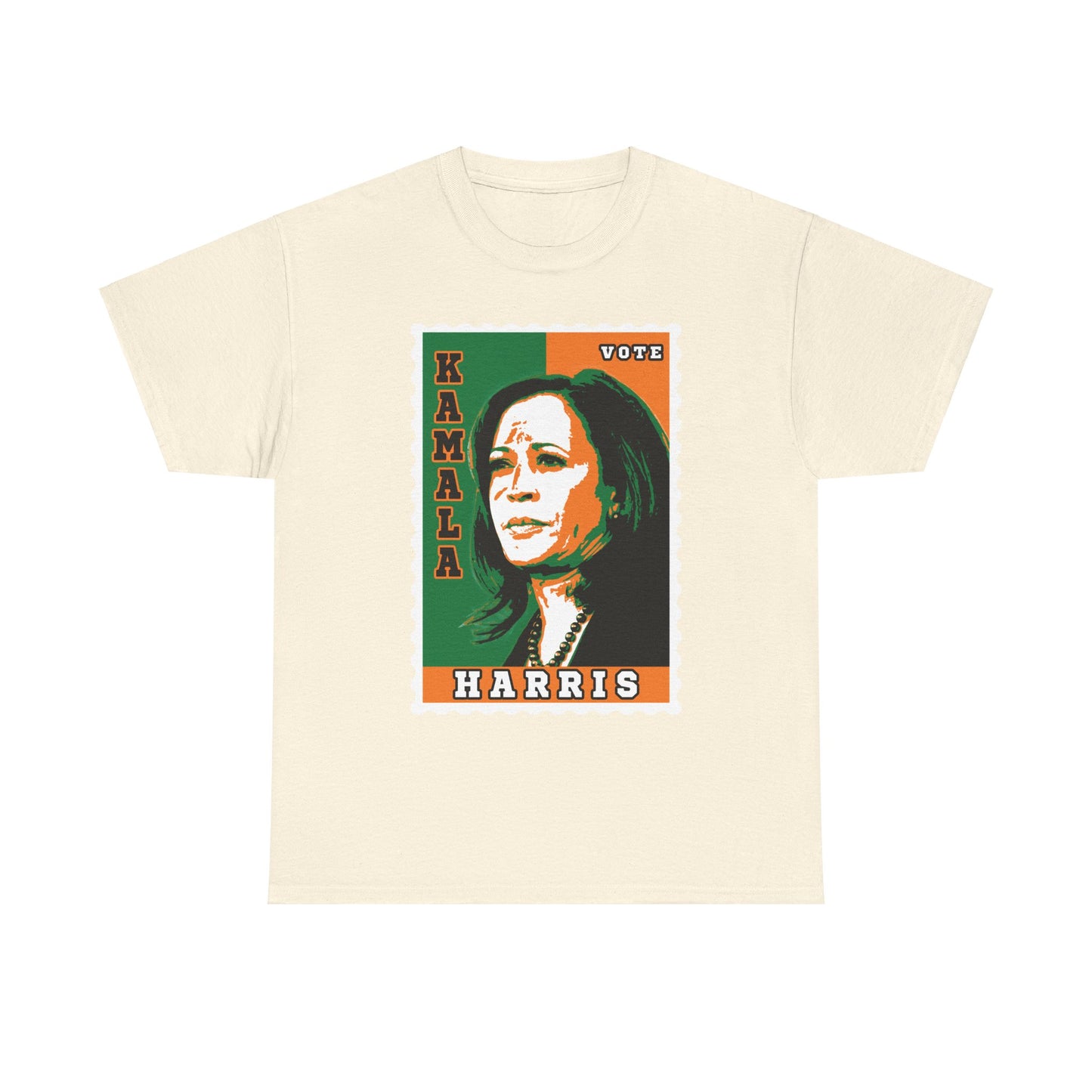 Vote Kamala Stamp - Orange/Green