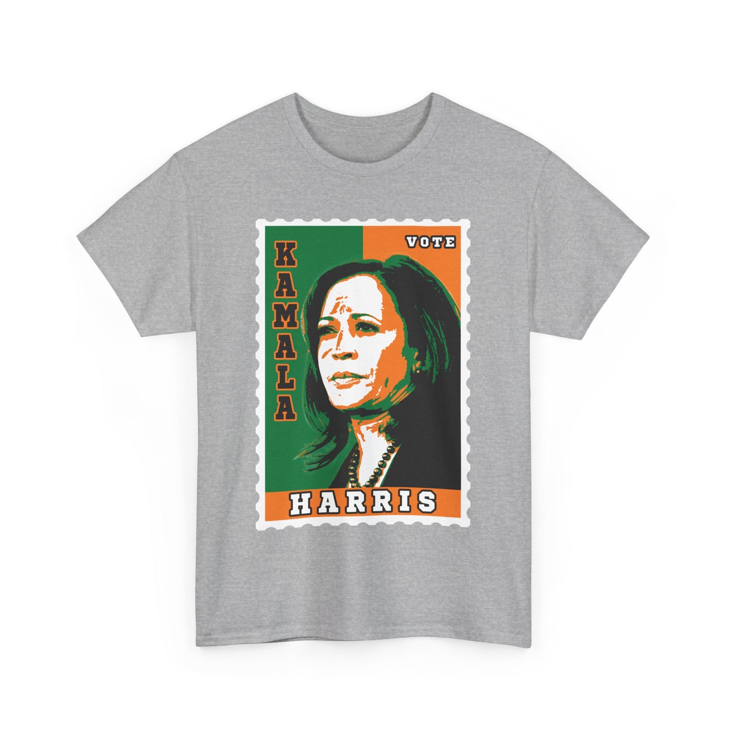 Vote Kamala Stamp - Orange/Green
