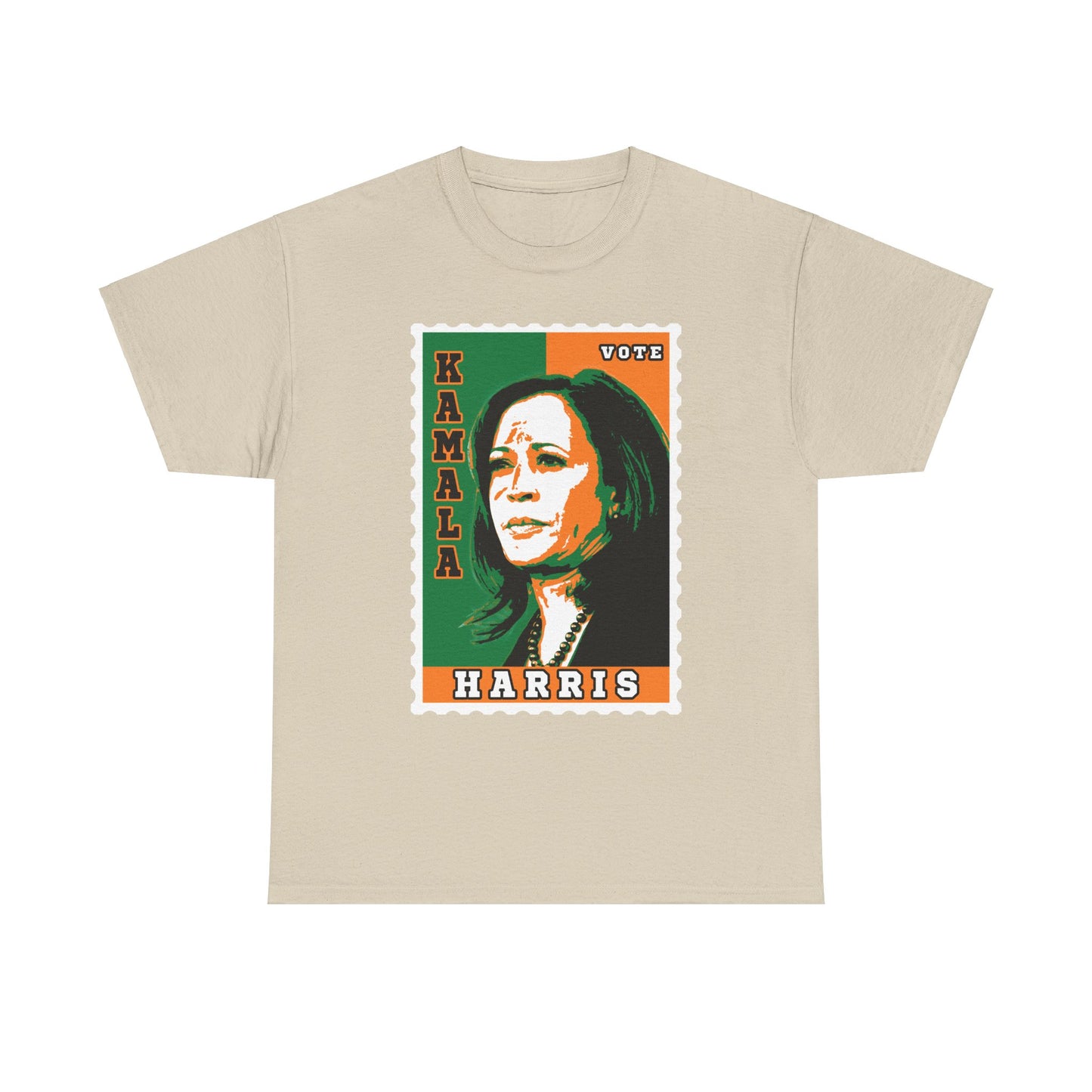 Vote Kamala Stamp - Orange/Green