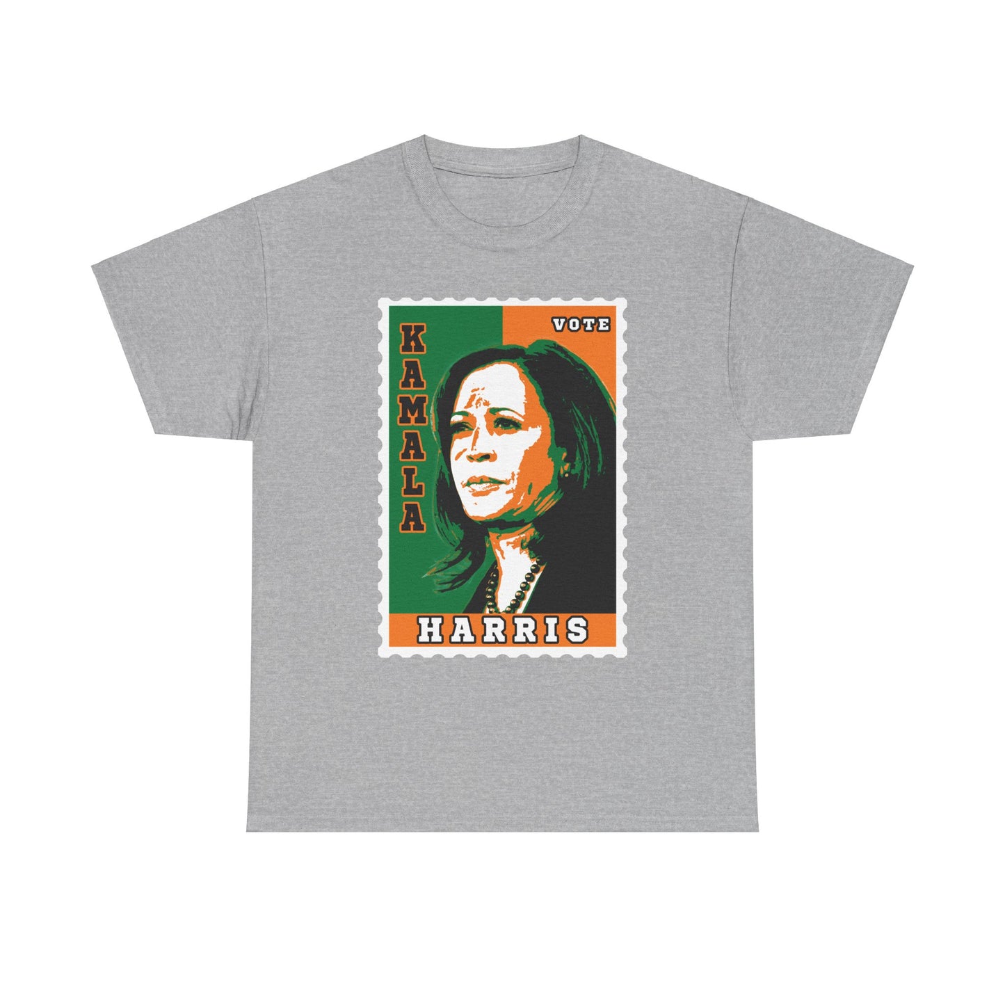 Vote Kamala Stamp - Orange/Green