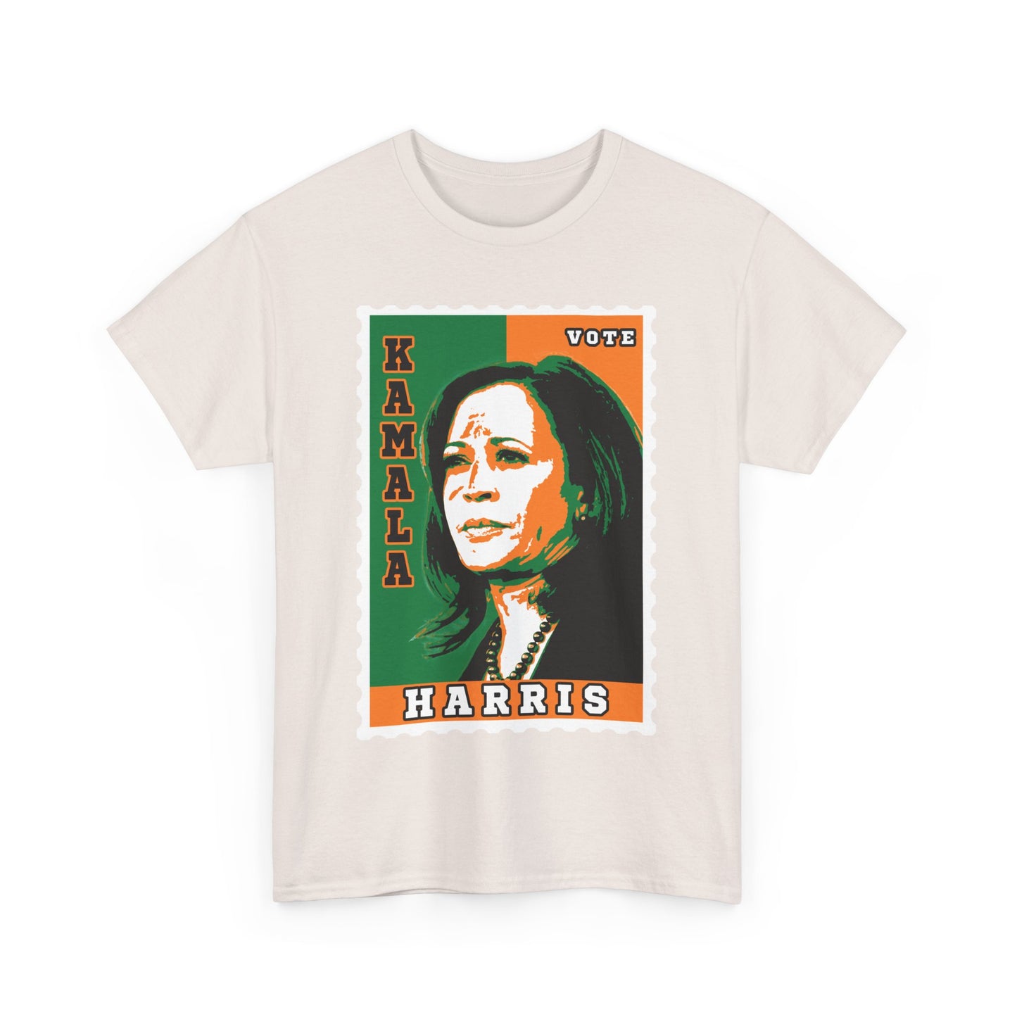 Vote Kamala Stamp - Orange/Green