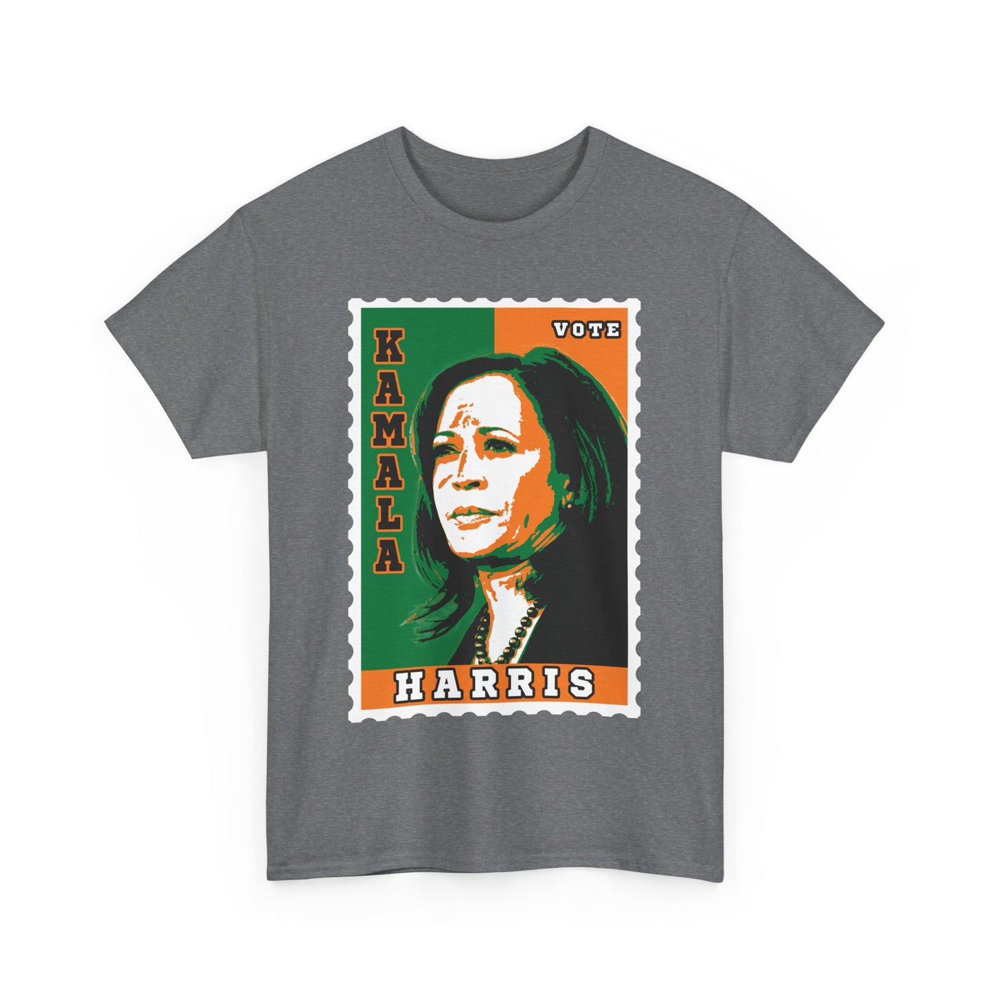 Vote Kamala Stamp - Orange/Green