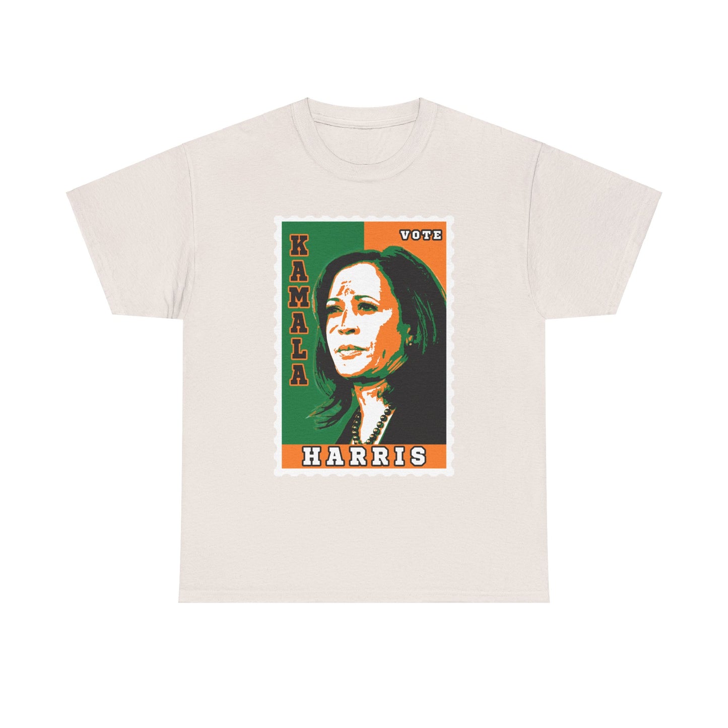 Vote Kamala Stamp - Orange/Green