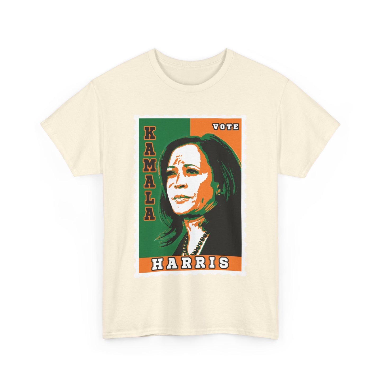 Vote Kamala Stamp - Orange/Green