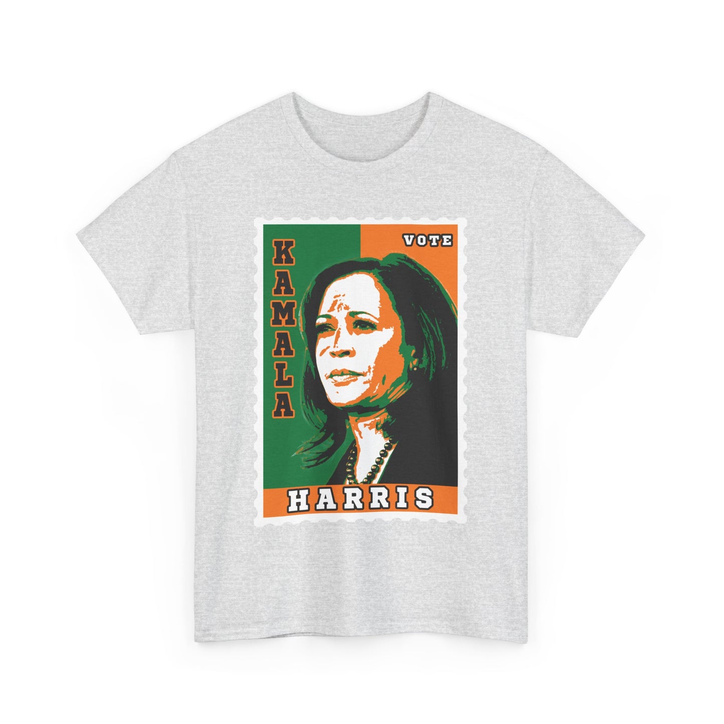 Vote Kamala Stamp - Orange/Green