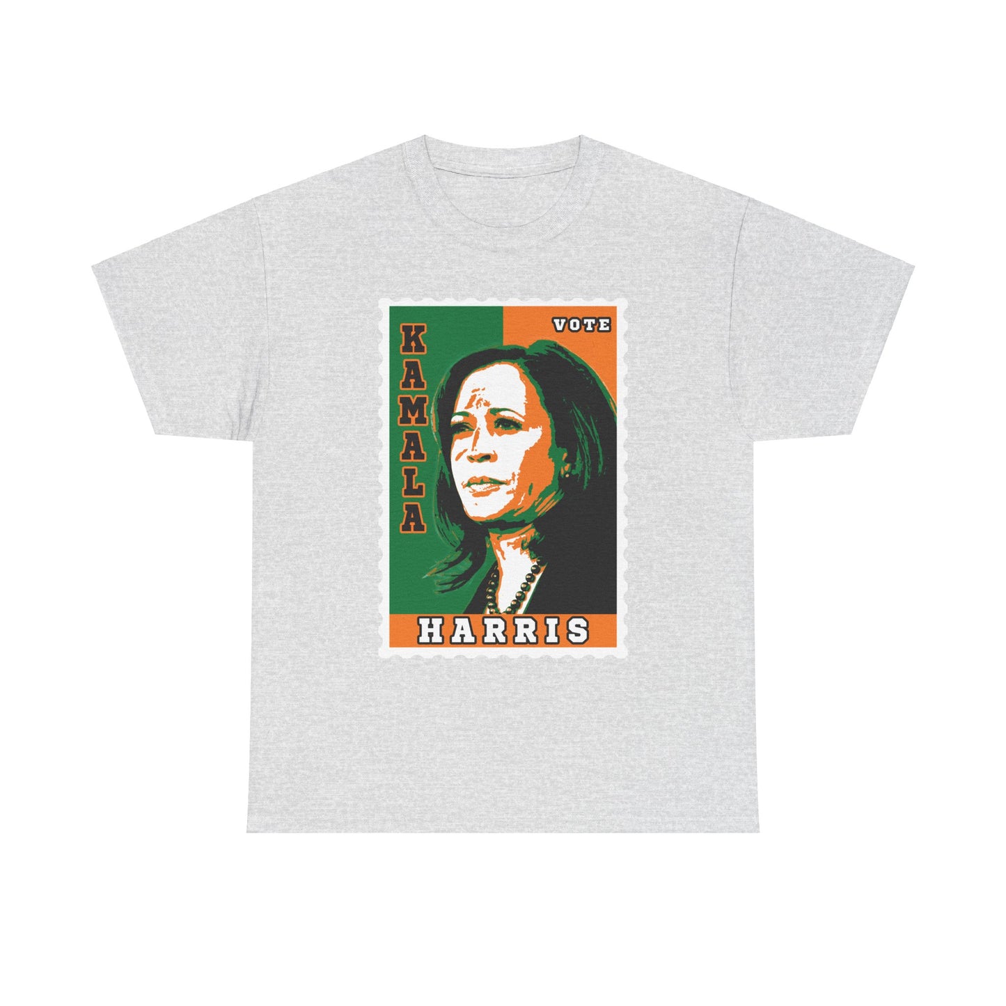Vote Kamala Stamp - Orange/Green