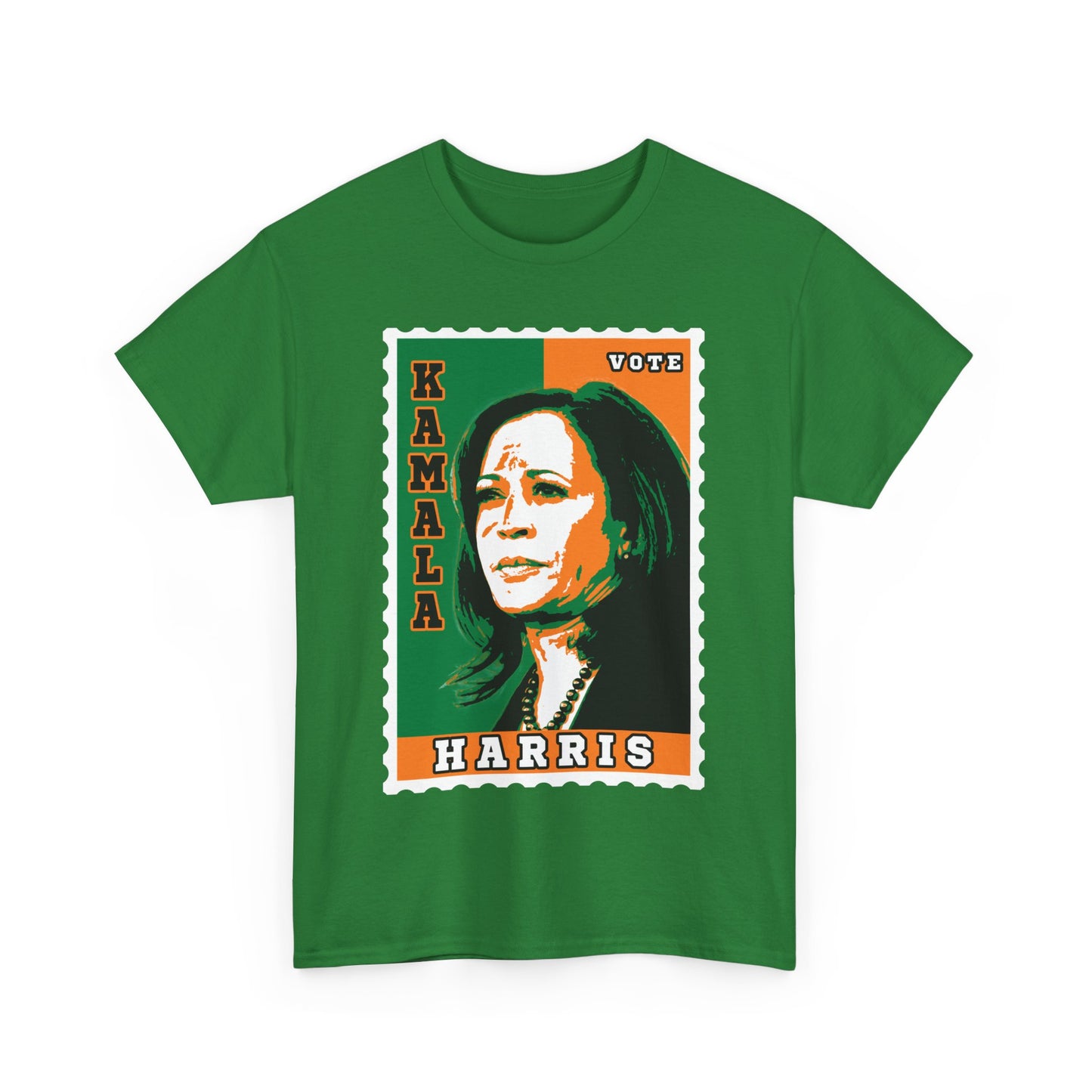 Vote Kamala Stamp - Orange/Green