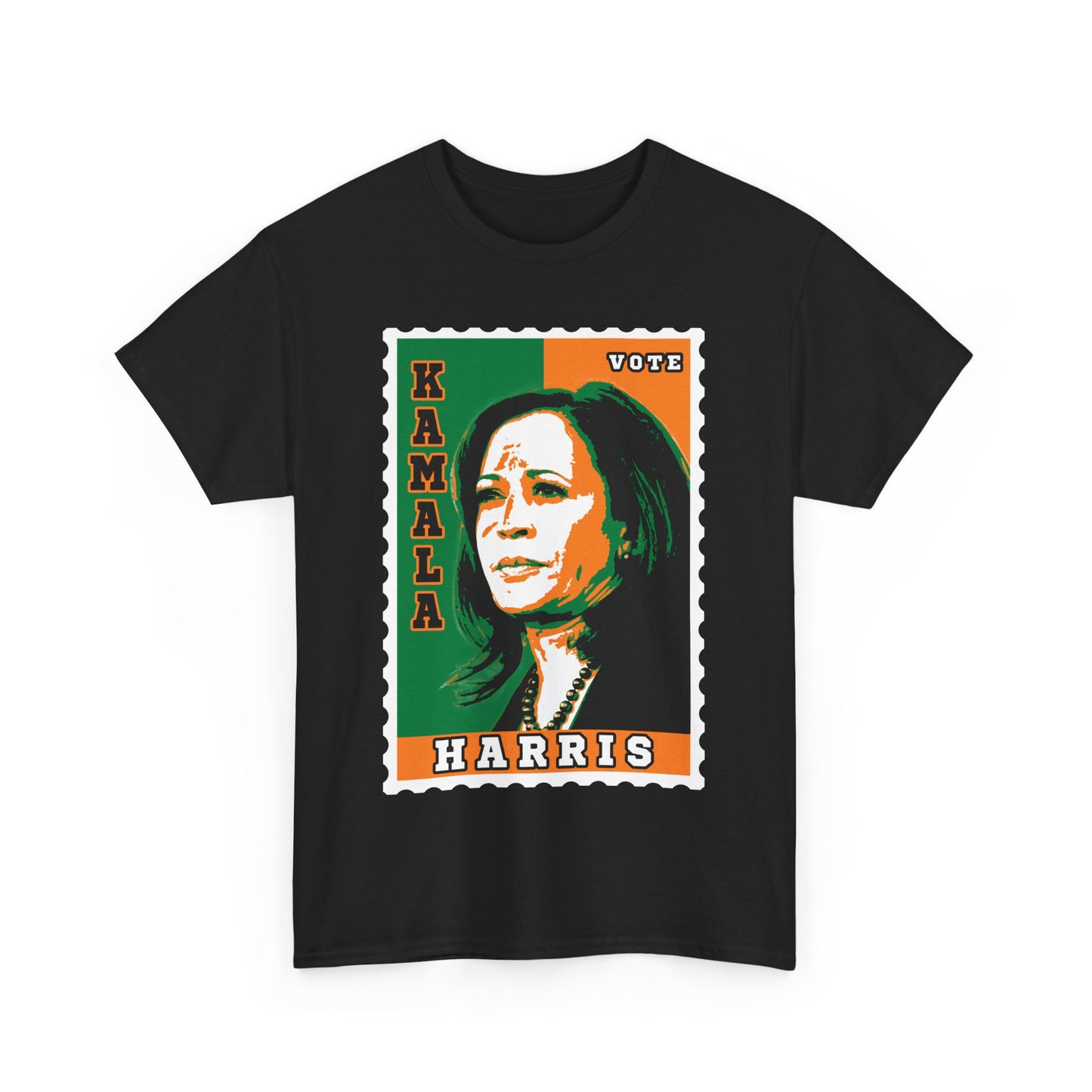 Vote Kamala Stamp - Orange/Green