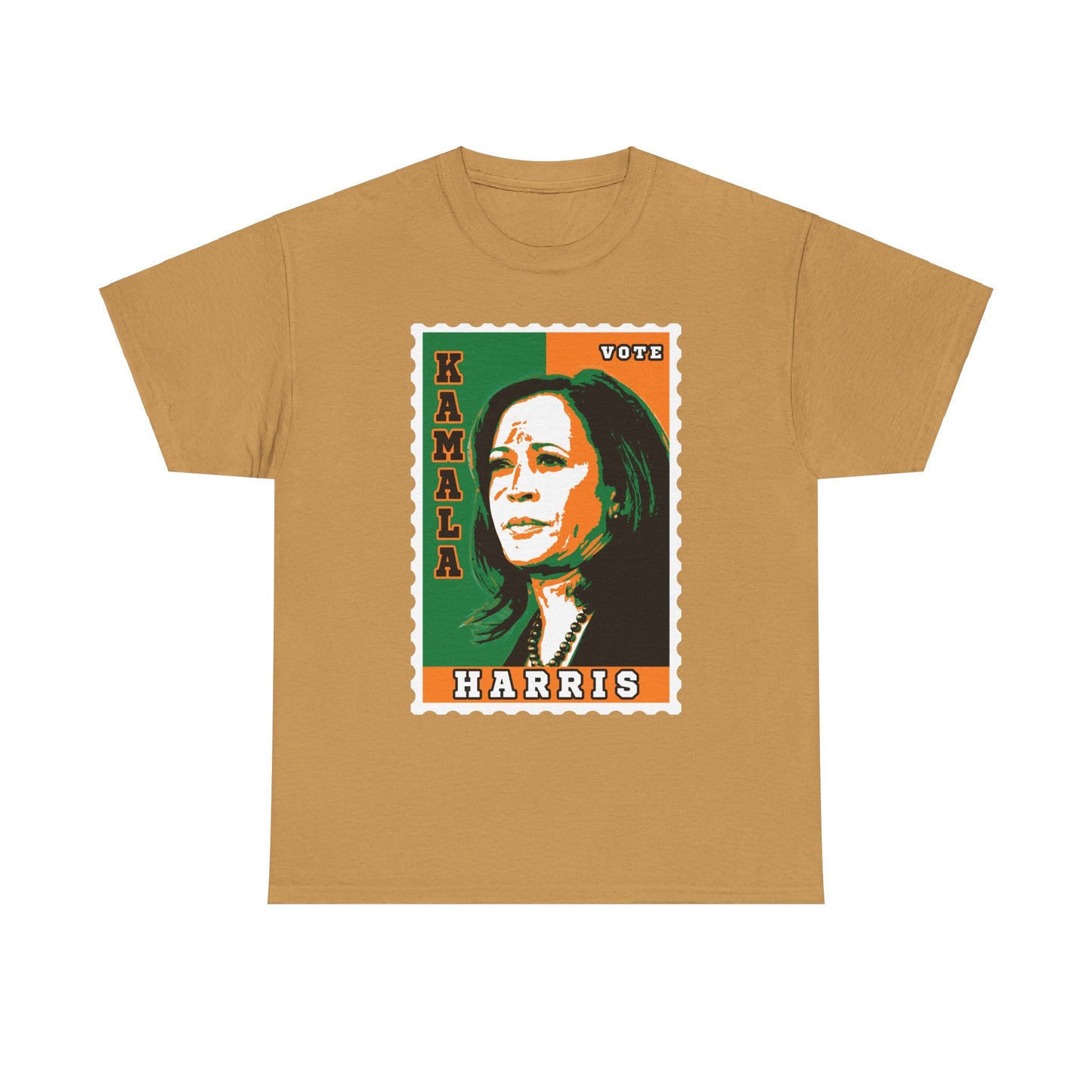 Vote Kamala Stamp - Orange/Green